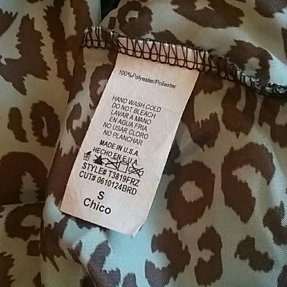 SOLD!!! DO & BE Cami Top w/ Lace, Jr. Small, Mint & Brown - Picture 6 of 6